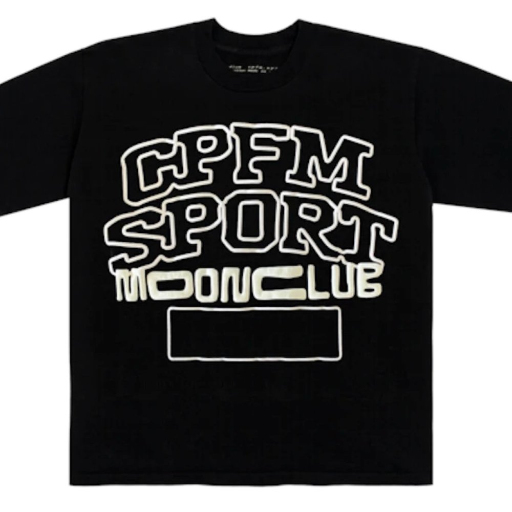 NWT Cactus Plant Flea Market MOONCLUB TEE Black (CPFM-MOONCLUB) Size XL NEW RARE
